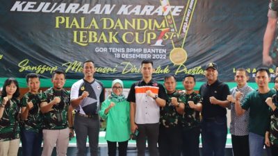 Dandim 0603, Resmi Buka Kejuaraan Karate Dandim Lebak Cup