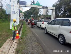 Kementrian PUPR Dirikan Posko Lebaran Di Ruas Jalan Kebon Jahe Pandeglang
