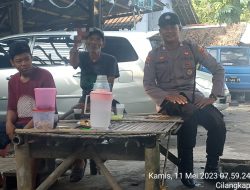 Kanit Binmas Polsek Rangkasbitung Polres Lebak Giat Sambang Kewarga Masyarakat di Kampung Cempa