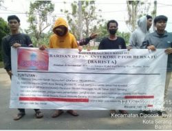 Diduga Menyalah Gunakan Wewenang, Koalisi Anti Korupsi Unjuk Rasa di Depan Kantor DPRD dan Walikota Serang
