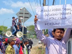 Tuntut Mafia Tanah Dihukum Berat, FAMTU Unjuk Rasa Ketiga di Pengadilan Tinggi Banten Ricuh