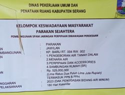 Diduga Pembangunan Pengeboran Satelit Pamsimas Tidak Sesuai Spek