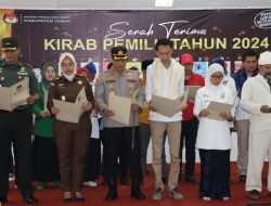 Kapolres Lebak Hadiri Kirab Pemilu 2024 di Pendopo Kabupaten Lebak