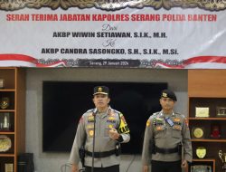 Kapolda Banten Pimpin Serah Terima Jabatan Kapolres Serang
