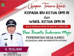 H. Rusjani Ketua APDESI Kecamatan Jawilan, Kabupaten Serang, Banten