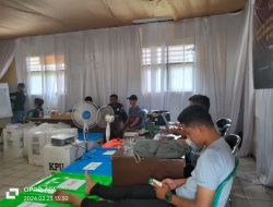 Rekapitulasi Pleno Perolehan Hasil Suara Pemilu di Kantor Kecamatan Maja