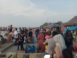 Objek Wisata Karangantu Kecamatan Kasemen Kota Serang-Banten Dibanjiri Pengunjung