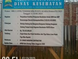 Pembangunan Pustu Kelurahan Kiara di Sambut Baik dan Antusias Warga