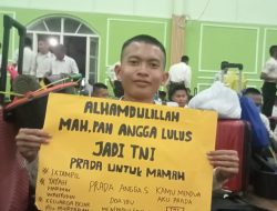 Selama Atas Lulusnya Sodara Angga Menjadi Anggota TNI